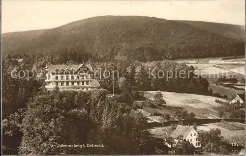 Johannaberg Teilansicht Trinks Postkarte Kat. Detmold