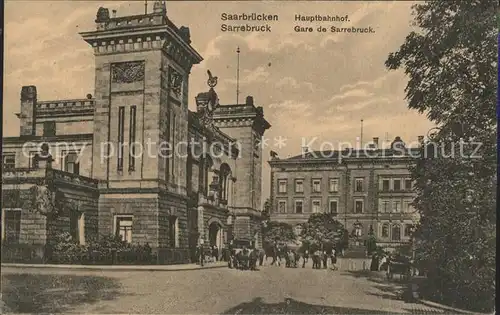 Sarrebruck La Gare Hauptbahnhof Kat. Saarbruecken