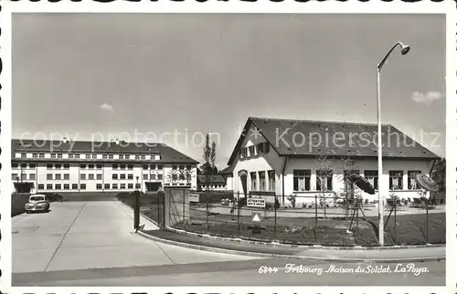 Fribourg FR Maison du Soldat La Poya Kat. Fribourg FR