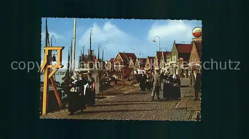 Volendam Partie am Hafen Kat. Niederlande