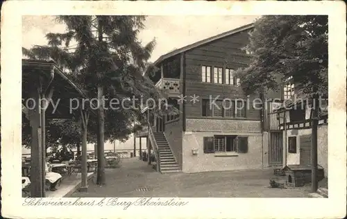 Burg Rheinstein Schweizerhaus Kat. Trechtingshausen