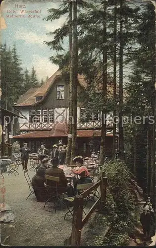 Harz Hotel Wasserfall Steinerne Renne Kat. 