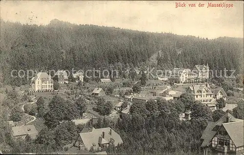 Harz Blick von der Mauseklippe Kat. 