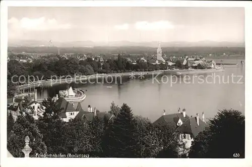 Friedrichshafen Bodensee Panorama Kat. Friedrichshafen