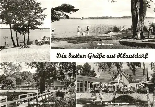 Klausdorf Mellensee Strandbad Restaurant Kat. Mellensee