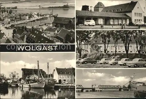 Wolgast Mecklenburg Vorpommern Hafen Restaurant Vier Jahreszeiten  Kat. Wolgast