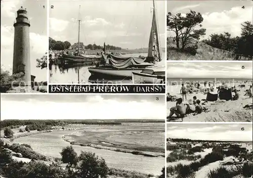 Prerow Ostseebad Leuchtturm Strand  Kat. Darss