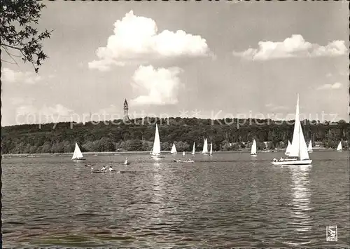 Berlin Havel mit Grunewaldturm Kat. Berlin