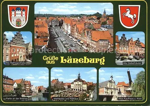 Lueneburg Sande Rathausapotheke Ilmenau Marktplatz Kaufhaus Kat. Lueneburg