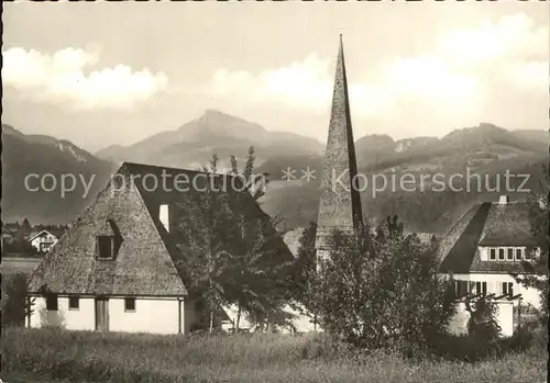 Oberaudorf Ev luth Auferstehungskirche Kat. Oberaudorf