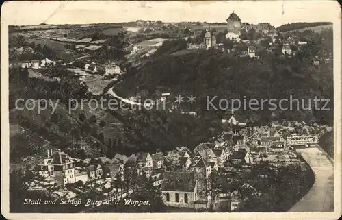 Burg Wupper Stadt und Schloss Kat. Solingen