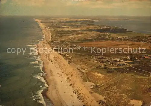 Sylt Fliegeraufnahme Noerdlicher Teil Kat. Sylt Ost