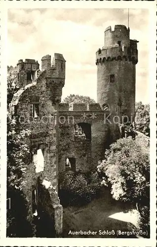 Auerbach Bergstrasse Schloss Kat. Bensheim