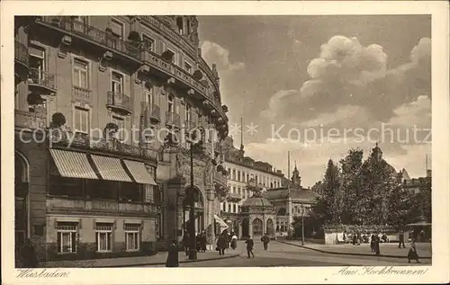 Wiesbaden am Kochbrunnen Kat. Wiesbaden