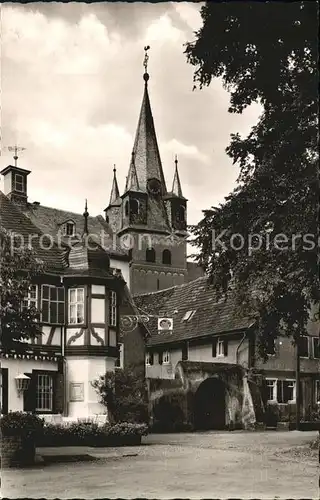 Oestrich Winkel Alter Winkel und Rheinallee Kat. Oestrich Winkel