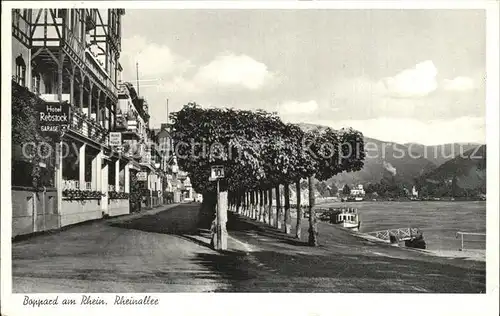 Boppard Rhein Rheinallee Kat. Boppard