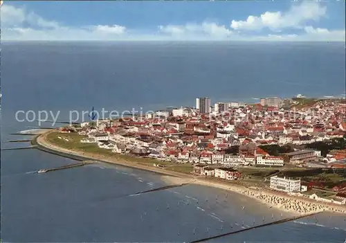 Norderney Nordseebad Fliegeraufnahme Kat. Norderney