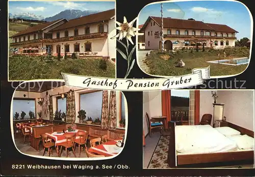 Weibhausen Gasthof Pension Alpenblick Gruber  Kat. Wonneberg