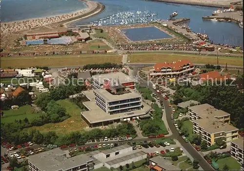 Bensersiel Nordseebad Luftaufnahme