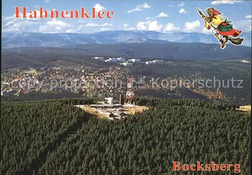 Hahnenklee Bockswiese Harz Bergstation Hexe Kat. Goslar