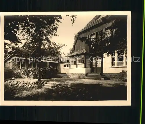 Kloster Hiddensee Gerhart Hauptmann Gedaechtnisstaette Kat. Insel Hiddensee