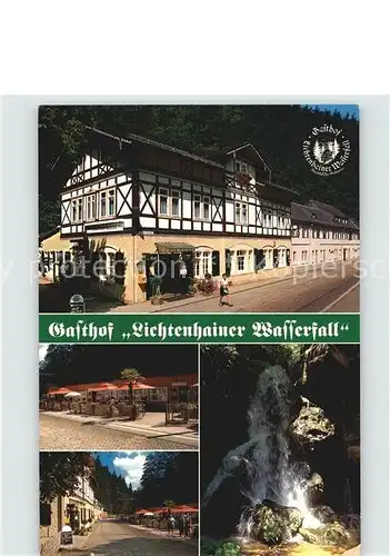 Lichtenhain Sebnitz Gasthaus Lichtenhainer Wasserfall  Kat. Sebnitz