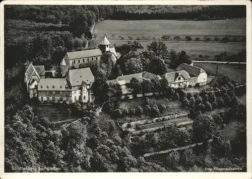 Schiffenberg Giessen Fliegeraufnahme Kat. Giessen