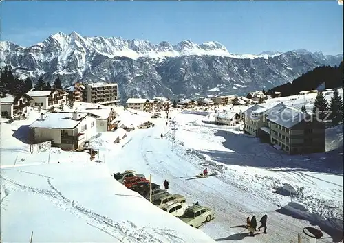 Flumserberge Tannenbodenalp Panorama / Flumserberg Bergheim /Bz. Sarganserland