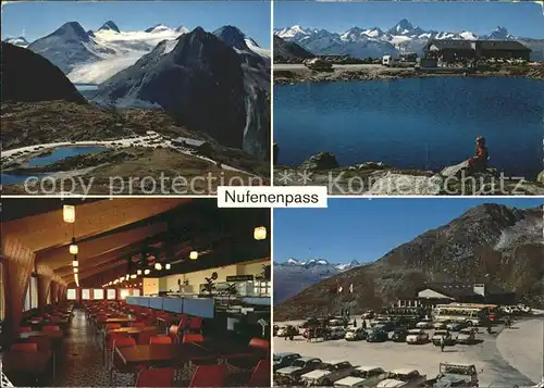 Nufenenpass Griessee Finsteraarhorn Restaurant Passh?he / Nufenen /Rg. Ulrichen