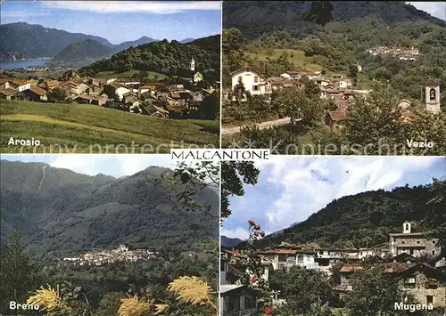 Malcantone Ticino mit Arosio Vezio Breno Mugena /  /Malcantone