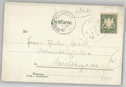 Banz Bad Staffelstein Schloss Banz x 1899 / Bad Staffelstein /Lichtenfels LKR