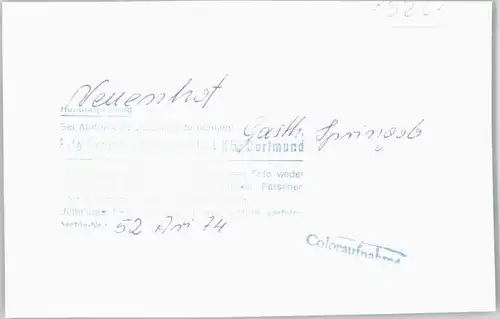 Neuenhof Attendorn Neuenhof Gasthof Springob * / Attendorn /Olpe LKR