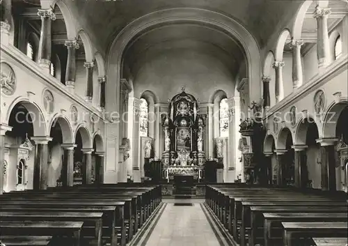 Heiligenstadt Eichsfeld Pfarr und Klosterkirche St Gerhard Inneres Kat. Heiligenstadt