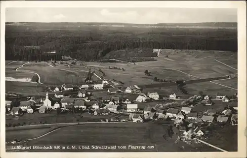 Roetenbach Baden Roetenbach Friedenweiler Fliegeraufnahme x / Friedenweiler /Breisgau-Hochschwarzwald LKR