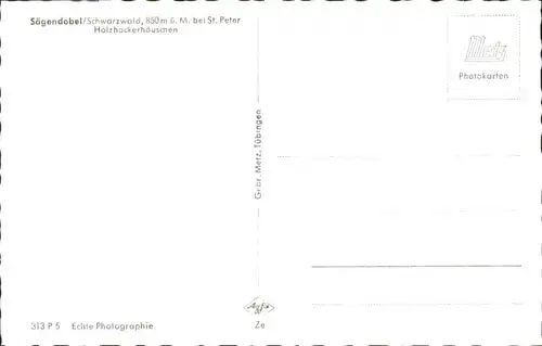 Saegendobel Saegendobel Schwarzwald Holzhackerhaeuschen * / St. Peter /Breisgau-Hochschwarzwald LKR