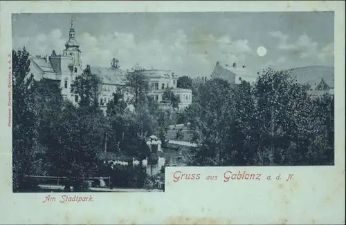 Gablonz Neisse Tschechien Stadtpark * / Jablonec nad nisou /