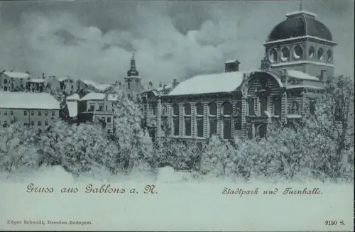 Gablonz Neisse Tschechien Stadtpark Turnhalle * / Jablonec nad nisou /