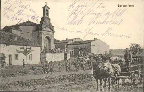 Savonnieres d Indre-et-Loire Kutsche Kirche  x / Savonnieres /Arrond. de Tours