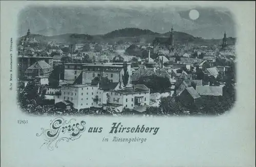 Hirschberg Jelenia Gora Mondscheinkarte * / Jelenia Gora /