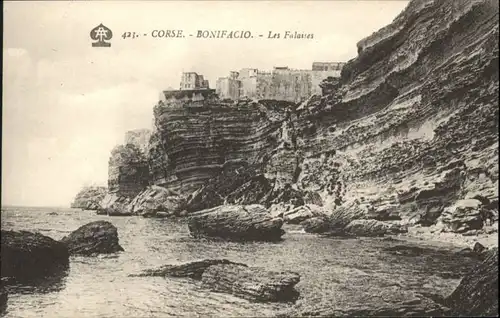 Bonifacio Corse du Sud Falaises * / Bonifacio /Arrond. de Sartene