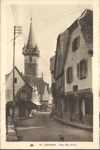 Obernai Bas Rhin Obernai Rue Ste. Odile * / Obernai /Arrond. de Selestat-Erstein