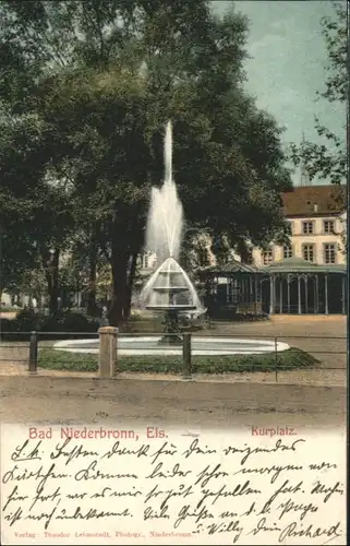 Niederbronn-les-Bains Niederbronn-les-Baines Kurplatz x / Niederbronn-les-Bains /Arrond. de Haguenau