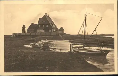 Hooge Hallig Hooge Hallig Kirchwarft Halligen * / Hooge /Nordfriesland LKR