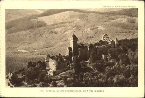 Haut-Koenigsbourg Hohkoenigsburg Haut-Koenigsbourg Chateau Vol d'Oiseau * / Orschwiller /Arrond. de Selestat-Erstein