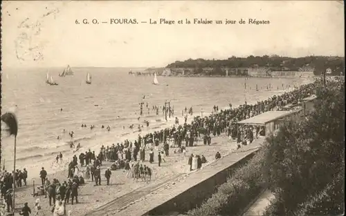 Fouras Charente-Maritime Plage la Falaise x / Fouras /Arrond. de Rochefort