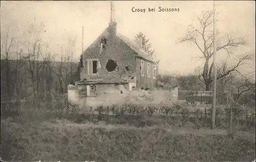 Crouy Aisne Soissons Zerstoerung x / Crouy /Arrond. de Soissons