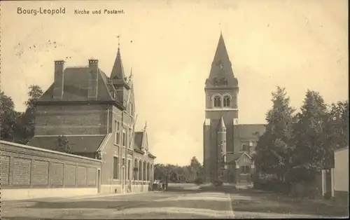 Bourg-Leopold Kirche Postamt x