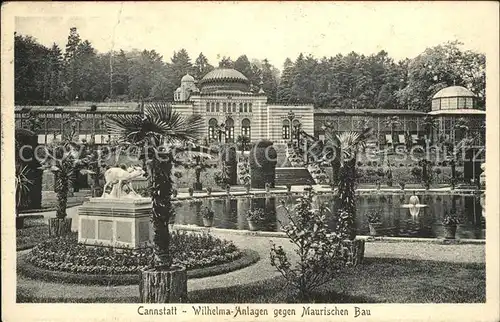 Cannstatt Wilhelma Anlagen Brunnen Denkmal Park Kat. Stuttgart