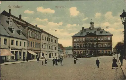 Hainichen Sachsen Marktplatz x / Hainichen Sachsen /Mittelsachsen LKR