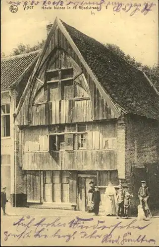 Yper Houte huizen in de Rijselstraat x